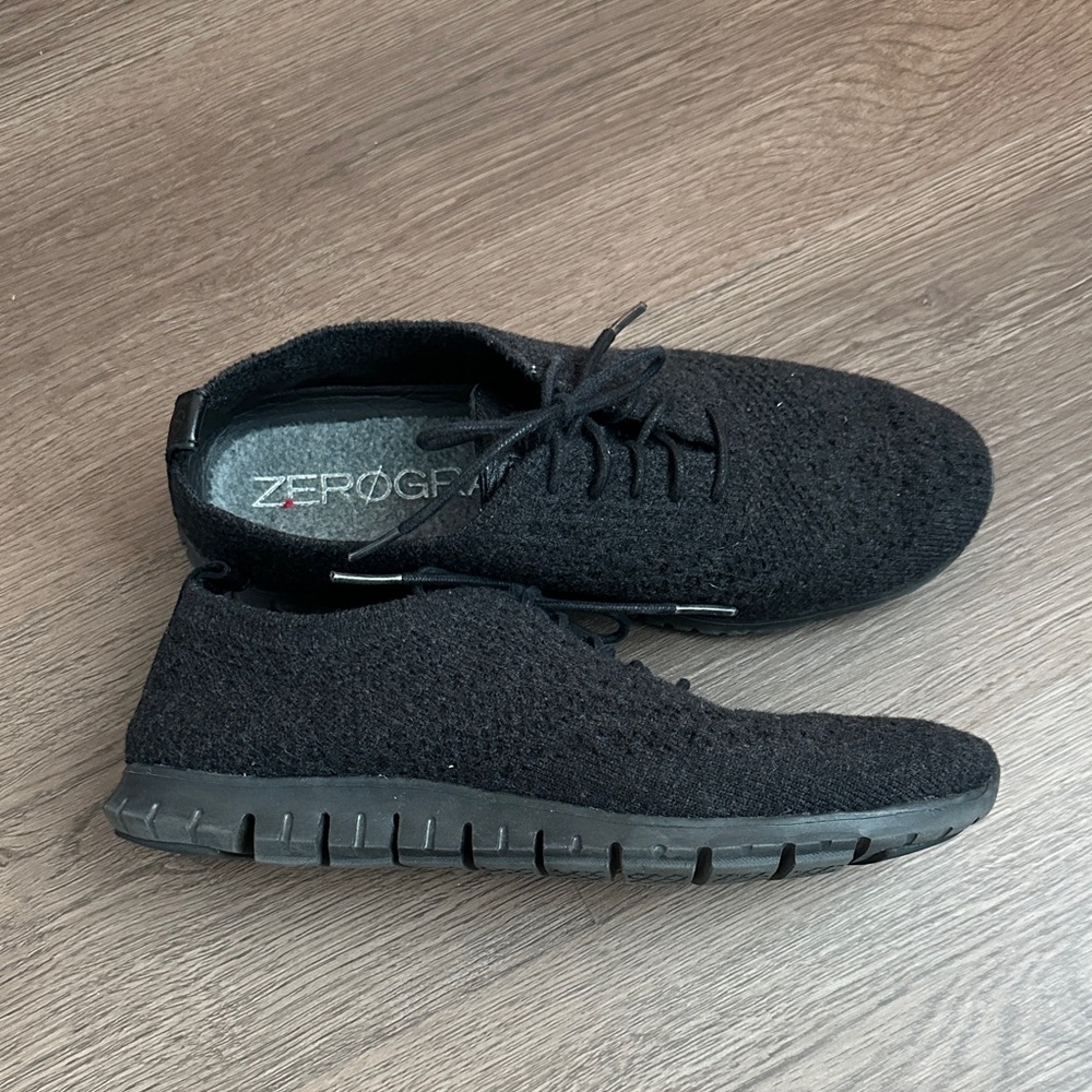 Cole Haan Black Knit Sneakers